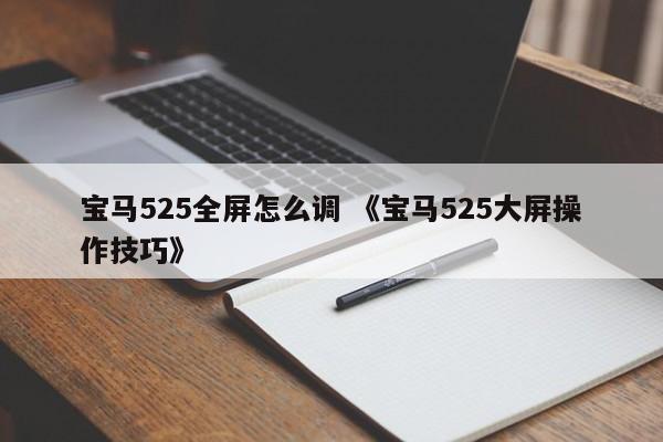 宝马525全屏怎么调 《宝马525大屏操作技巧》