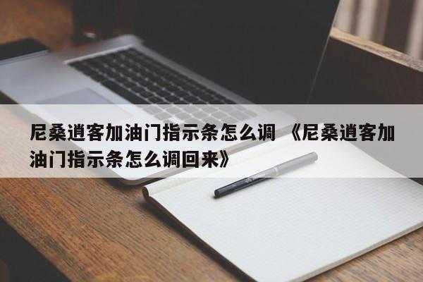 尼桑逍客加油门指示条怎么调 《尼桑逍客加油门指示条怎么调回来》