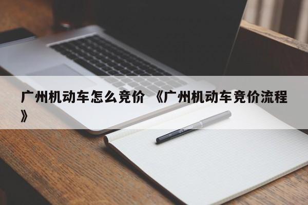 广州机动车怎么竞价 《广州机动车竞价流程》