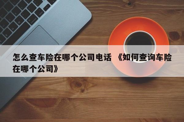 怎么查车险在哪个公司电话 《如何查询车险在哪个公司》