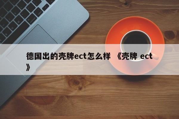 德国出的壳牌ect怎么样 《壳牌 ect》