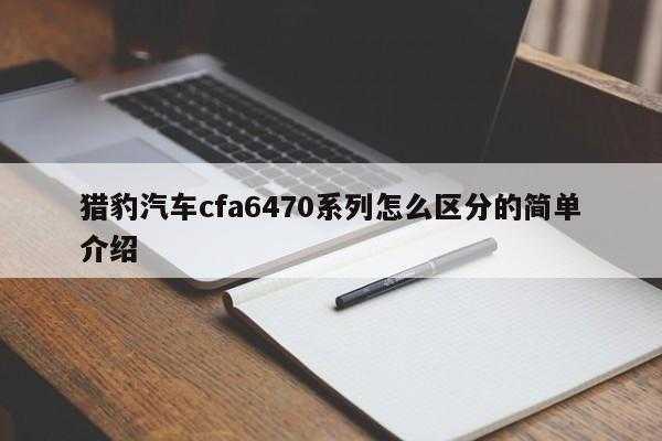 猎豹汽车cfa6470系列怎么区分的简单介绍