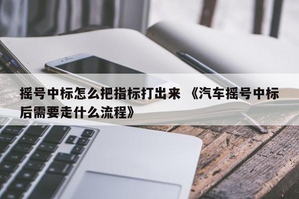 摇号中标怎么把指标打出来 《汽车摇号中标后需要走什么流程》