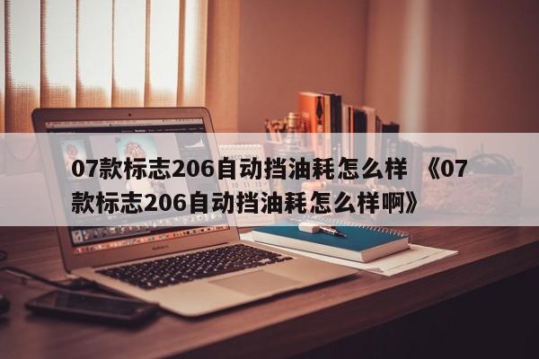 07款标志206自动挡油耗怎么样 《07款标志206自动挡油耗怎么样啊》